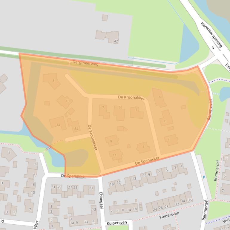 Kaart van postcodegebied 1749JT.