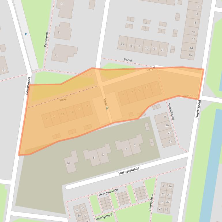 Kaart van postcodegebied 1749LC.
