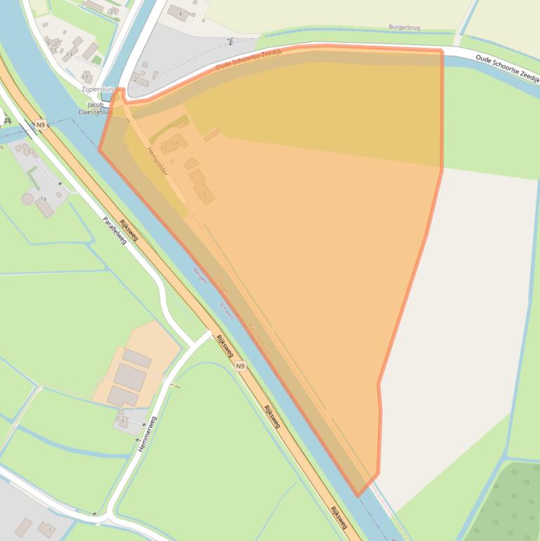 Kaart van postcodegebied 1749MZ.