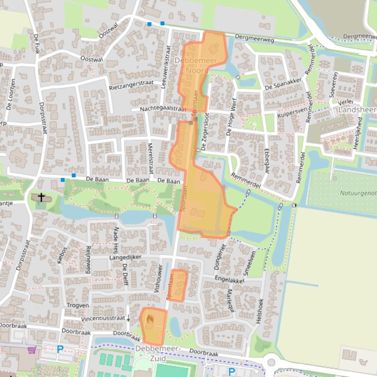 Kaart van postcodegebied 1749VB.