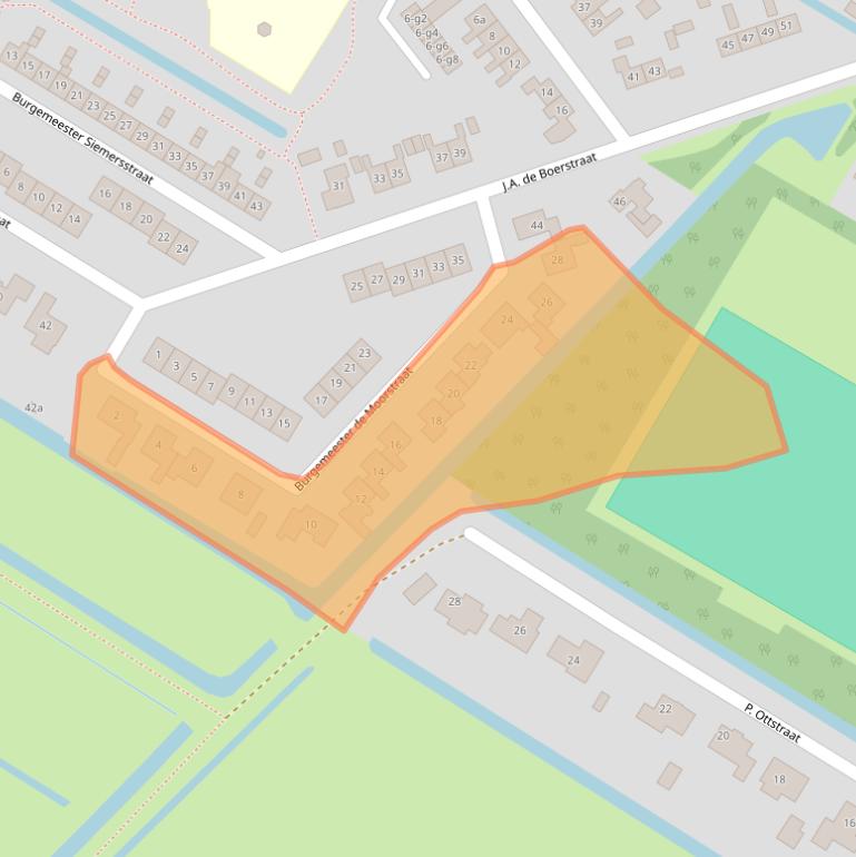 Kaart van postcodegebied 1751CS.