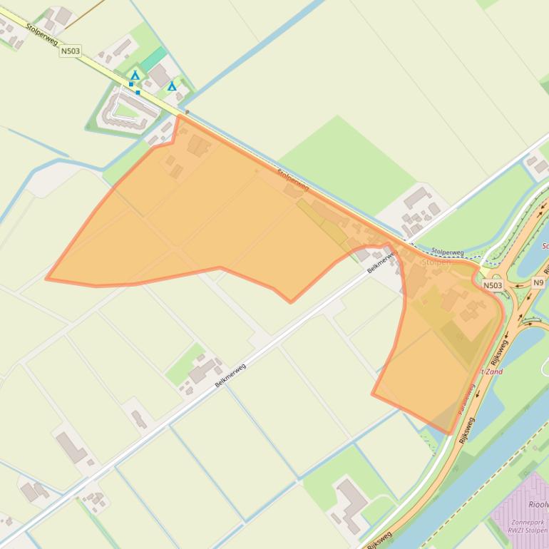 Kaart van postcodegebied 1751DG.