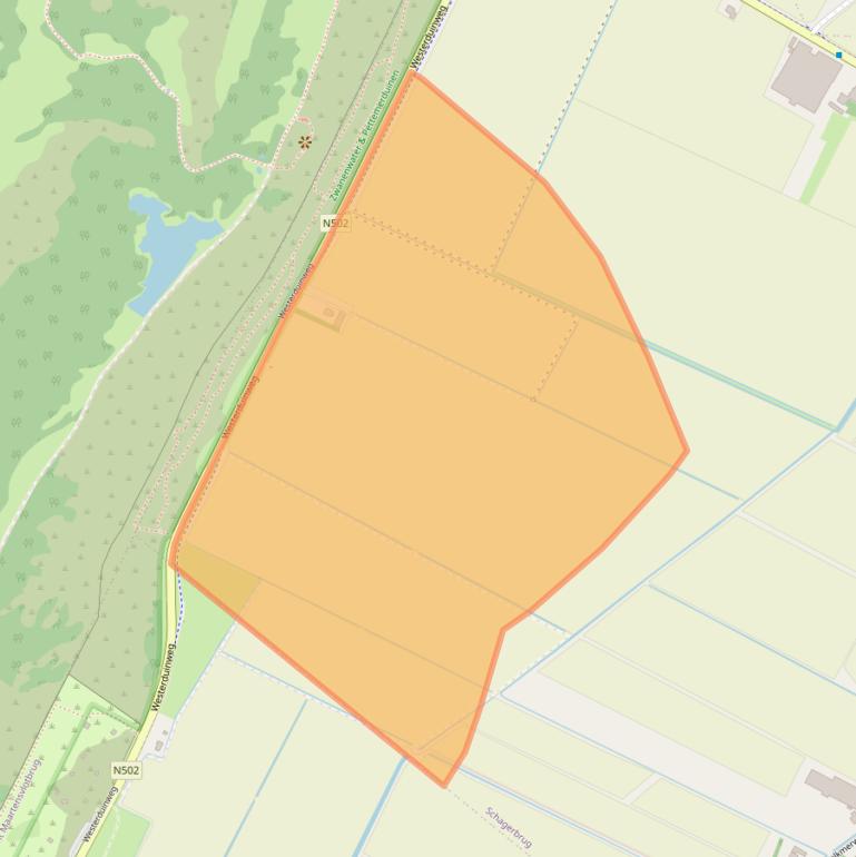 Kaart van postcodegebied 1751DJ.