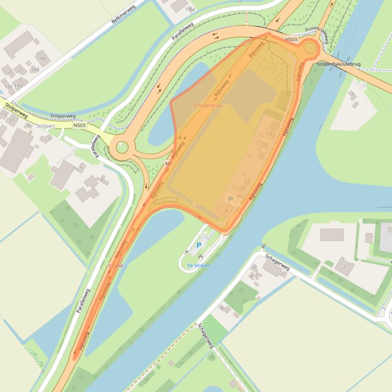 Kaart van postcodegebied 1751EE.