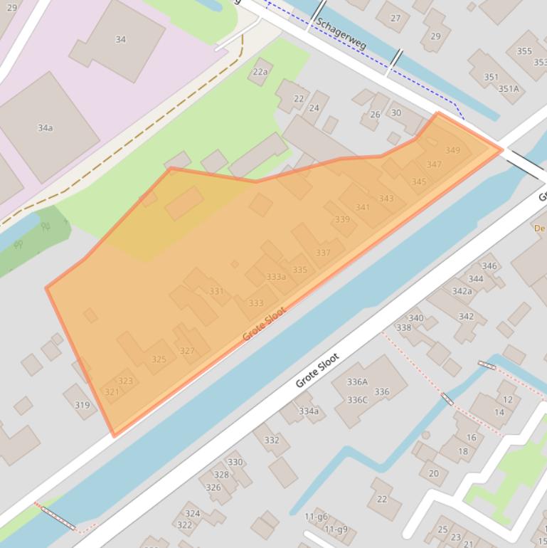 Kaart van postcodegebied 1751LC.