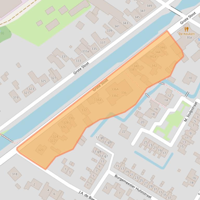 Kaart van postcodegebied 1751LK.