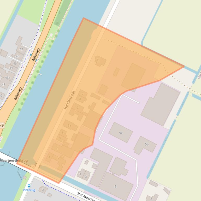 Kaart van postcodegebied 1753BC.