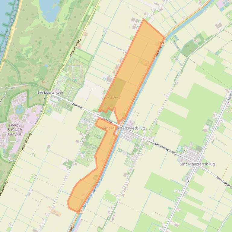 Kaart van postcodegebied 1753EE.