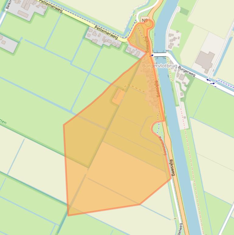 Kaart van postcodegebied 1754EB.