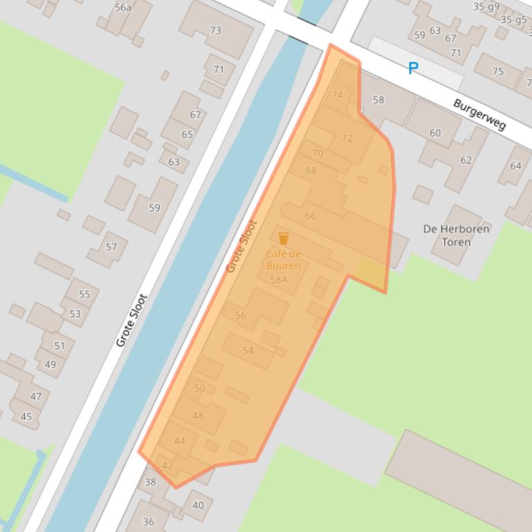 Kaart van postcodegebied 1754JG.