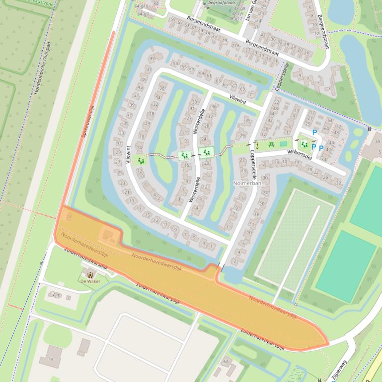 Kaart van postcodegebied 1755LG.