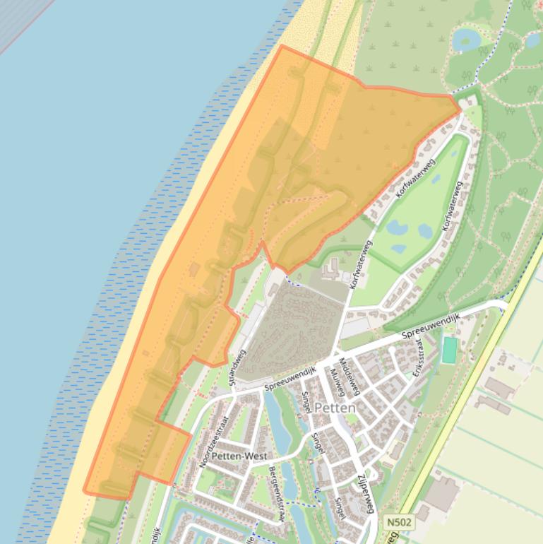 Kaart van postcodegebied 1755LJ.