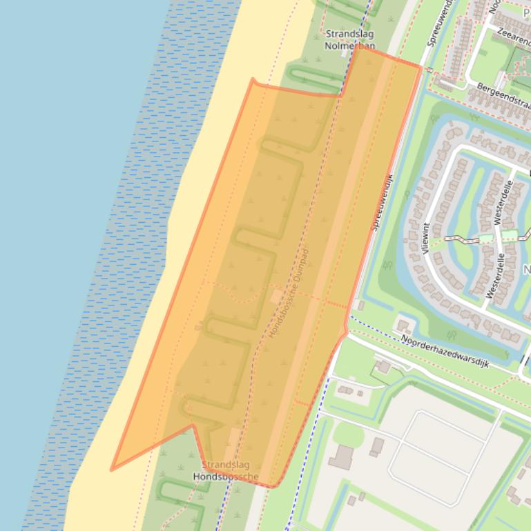 Kaart van postcodegebied 1755LM.