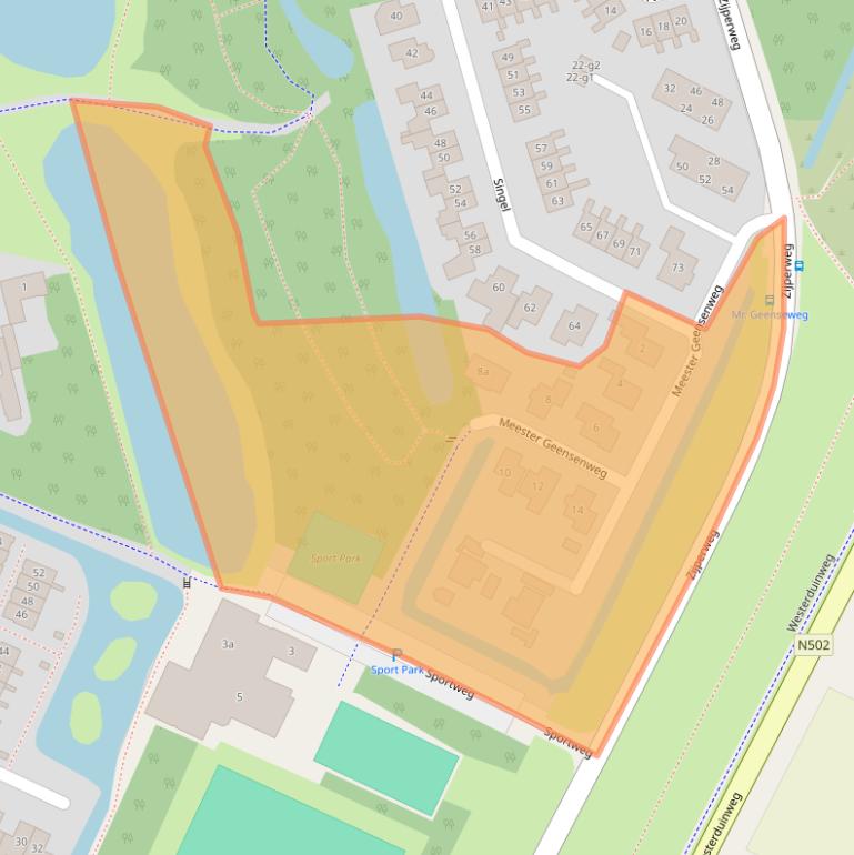 Kaart van postcodegebied 1755LZ.