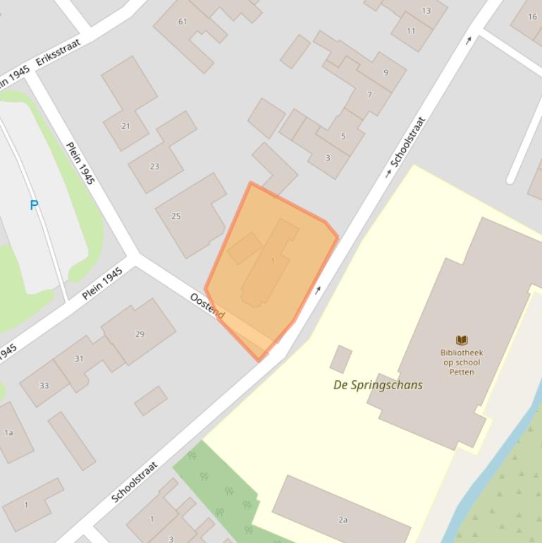 Kaart van postcodegebied 1755NG.