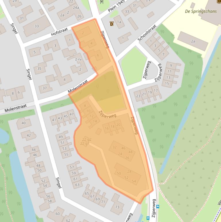 Kaart van postcodegebied 1755NX.