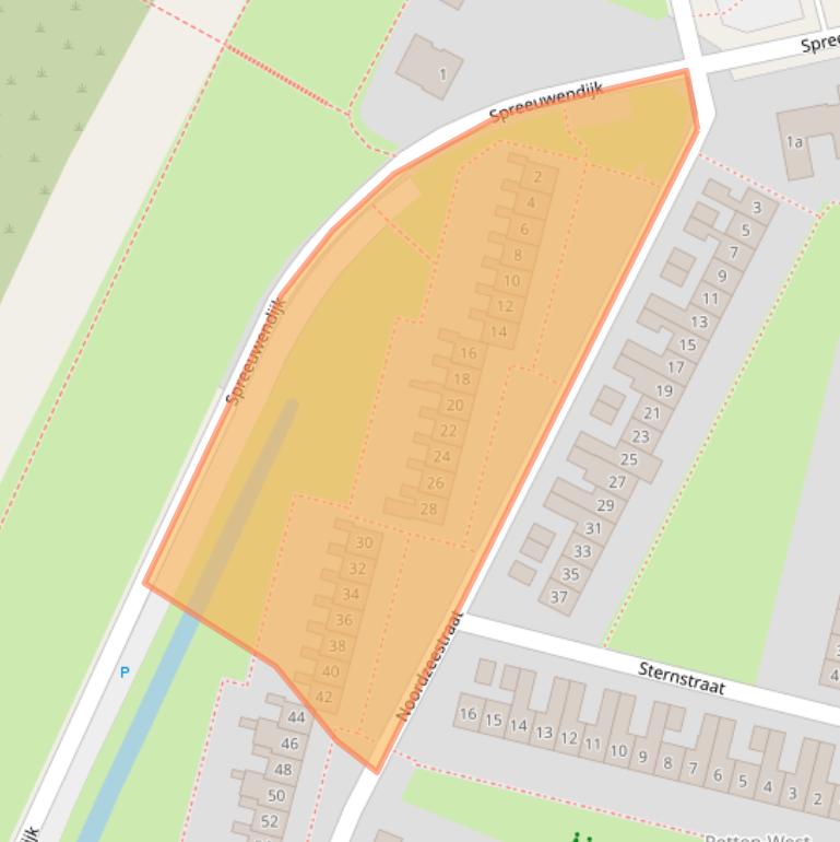 Kaart van postcodegebied 1755PH.