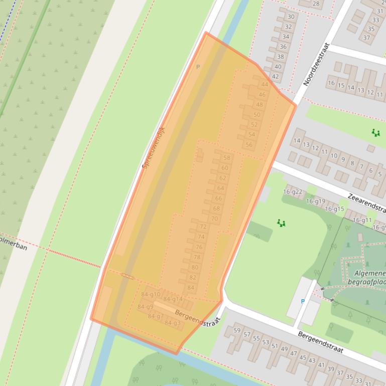 Kaart van postcodegebied 1755PJ.