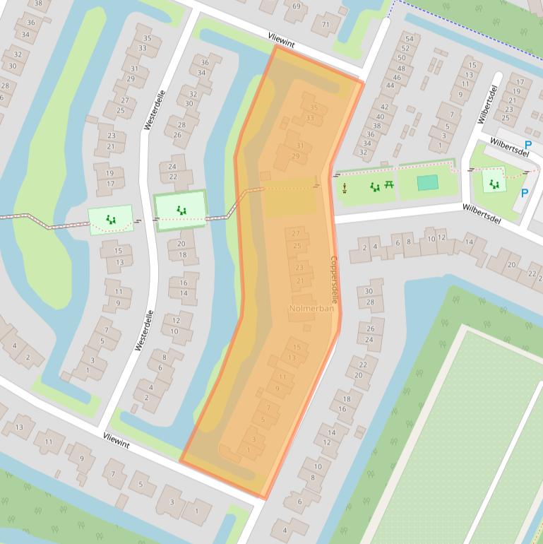 Kaart van postcodegebied 1755RB.