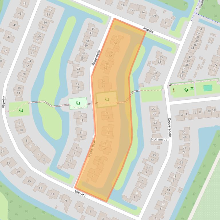 Kaart van postcodegebied 1755RE.