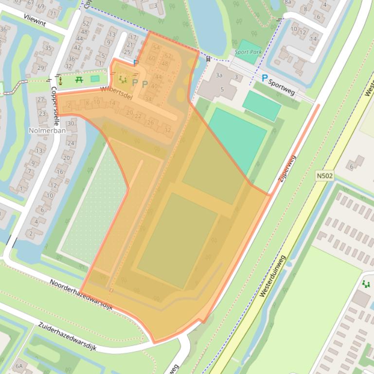 Kaart van postcodegebied 1755RJ.