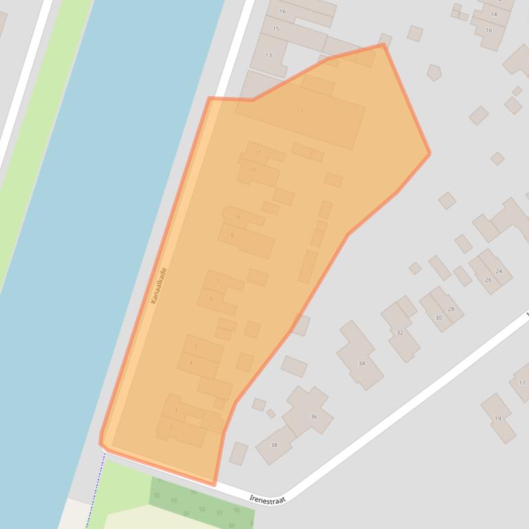 Kaart van postcodegebied 1756AA.