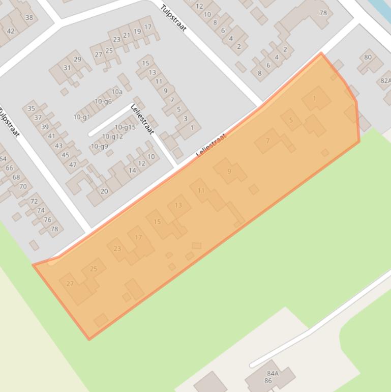 Kaart van postcodegebied 1756AT.