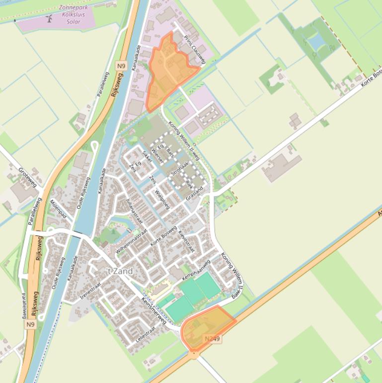 Kaart van postcodegebied 1756BH.
