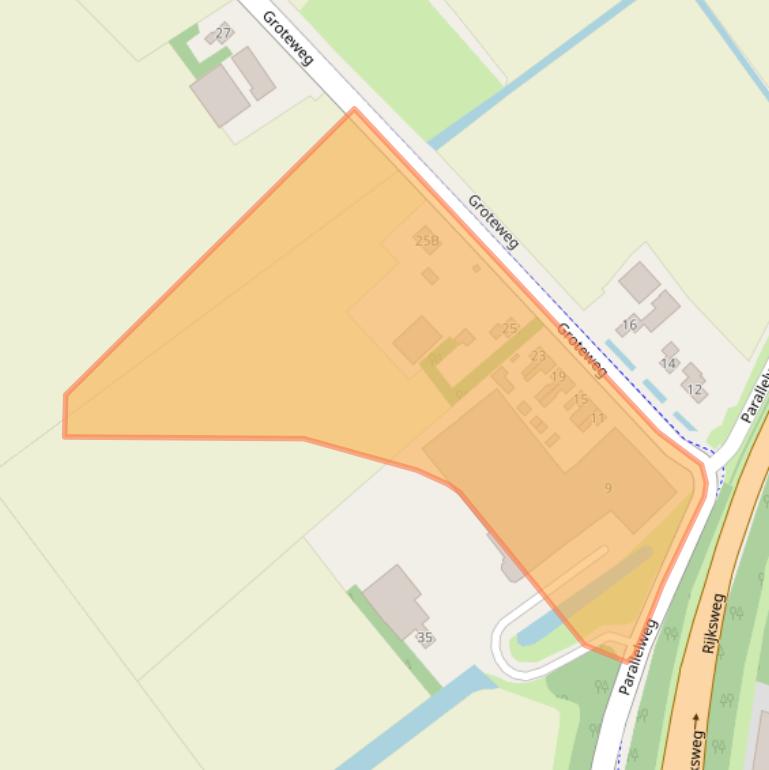 Kaart van postcodegebied 1756CK.