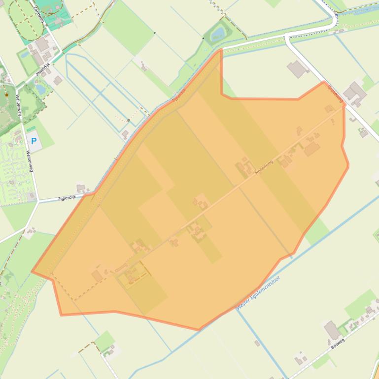 Kaart van postcodegebied 1756CN.