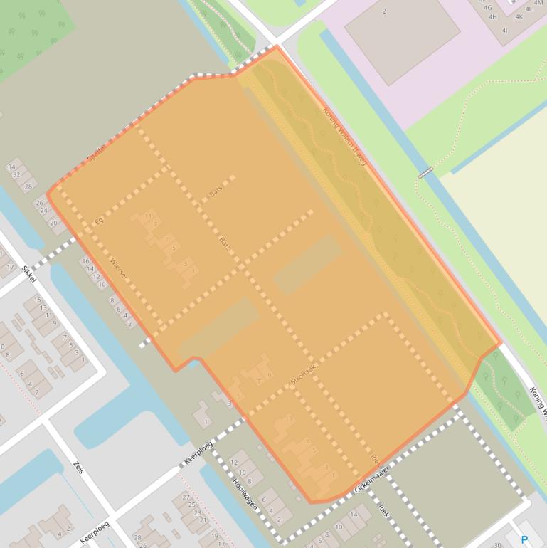 Kaart van postcodegebied 1756VN.