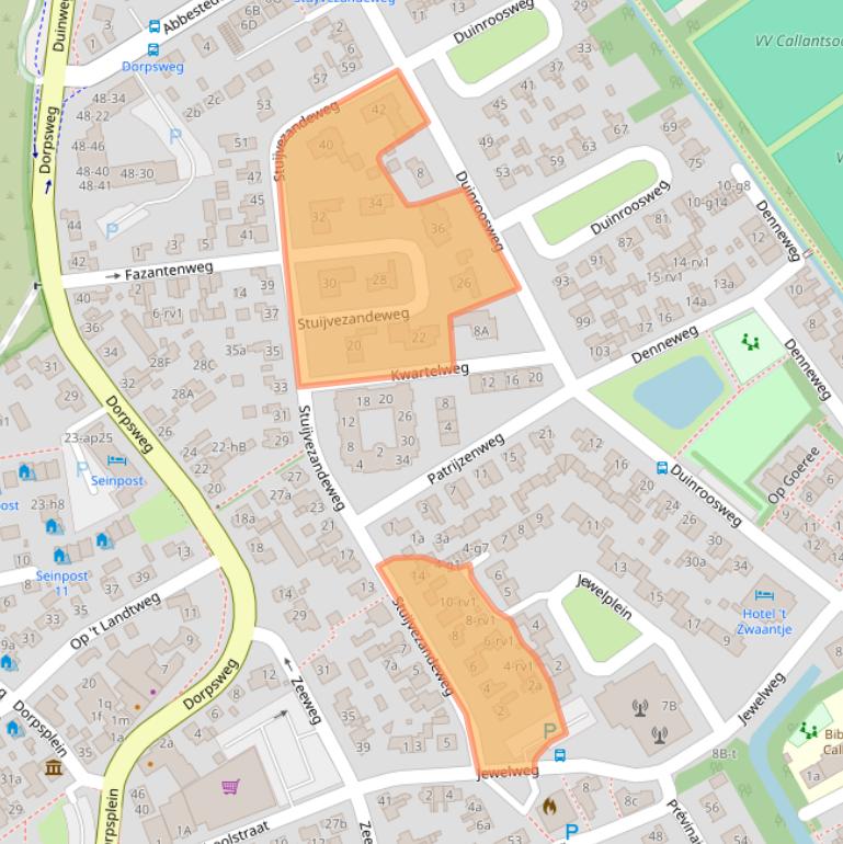 Kaart van postcodegebied 1759GC.