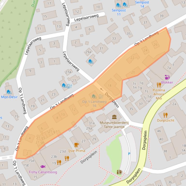 Kaart van postcodegebied 1759GK.