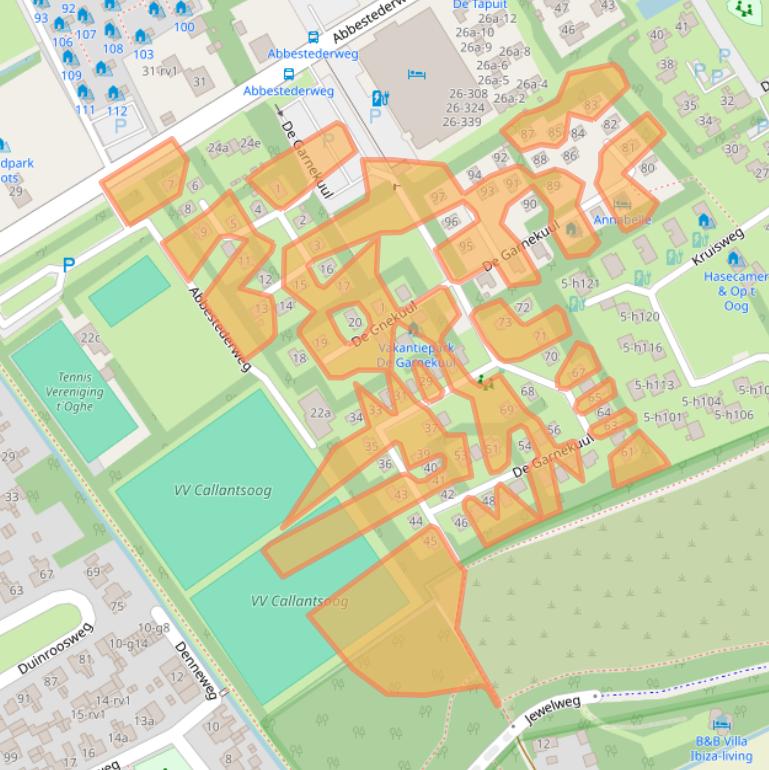 Kaart van postcodegebied 1759JK.