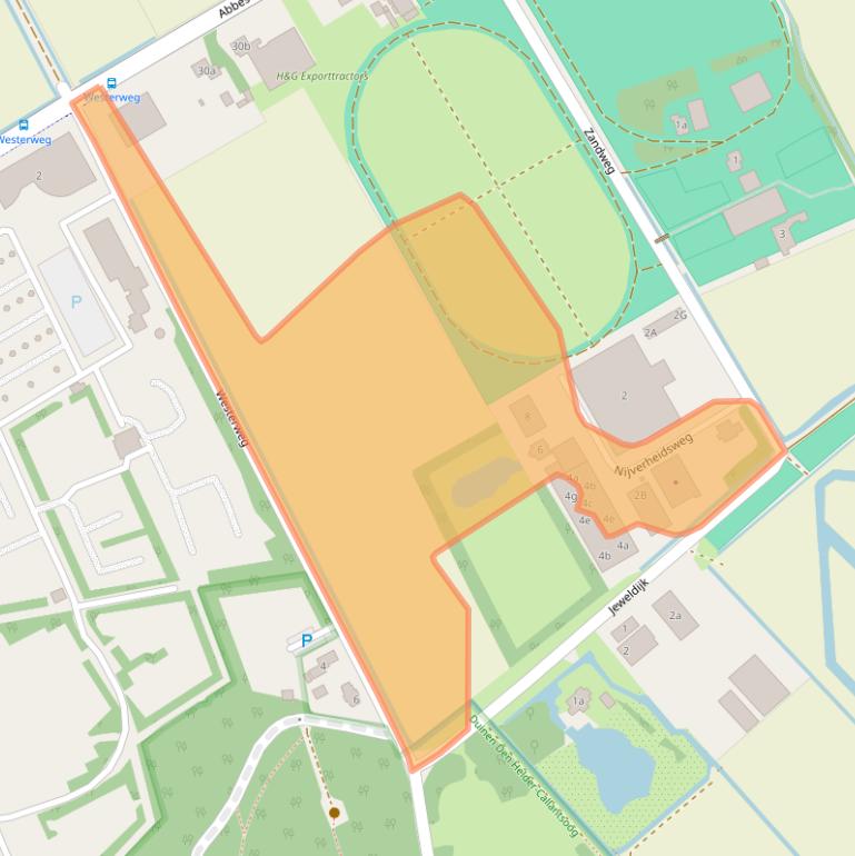 Kaart van postcodegebied 1759JR.