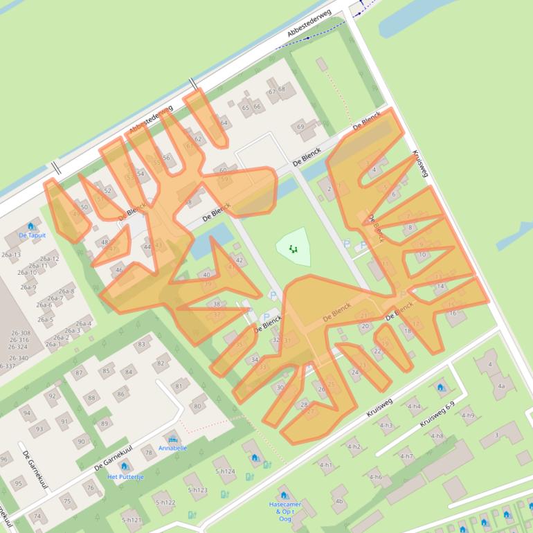 Kaart van postcodegebied 1759JX.