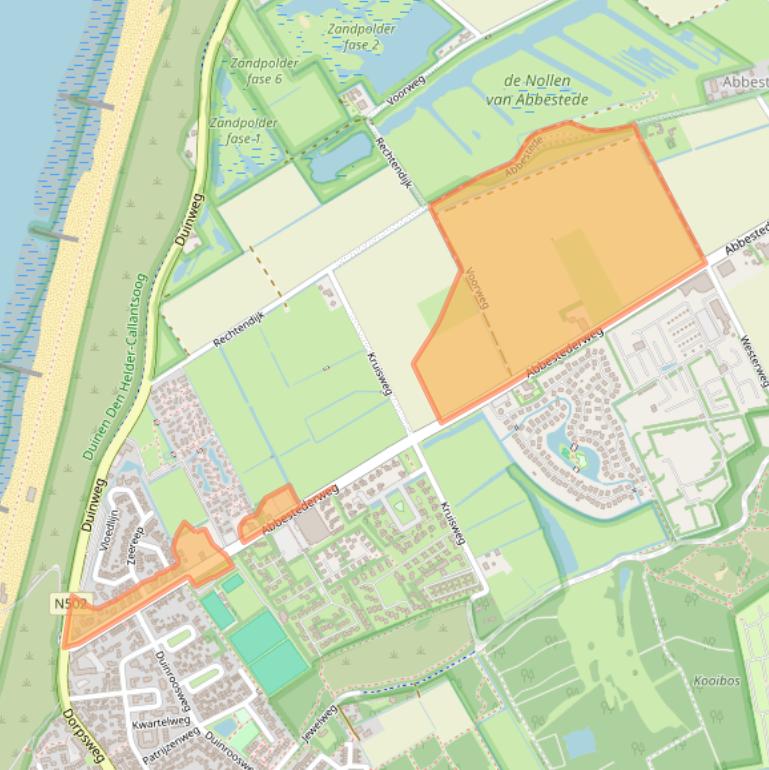 Kaart van postcodegebied 1759NA.