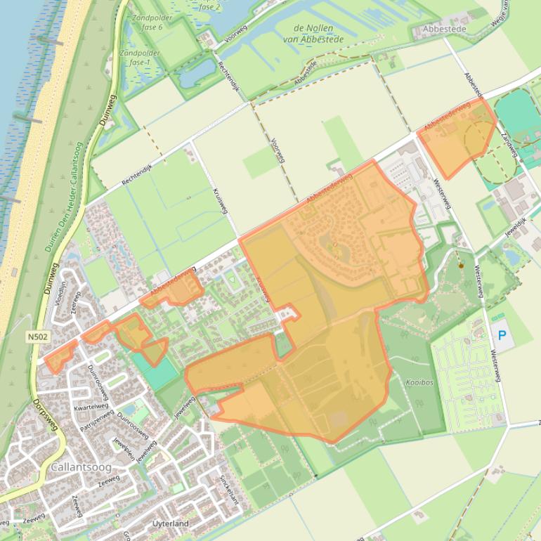 Kaart van postcodegebied 1759NB.