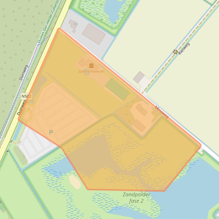 Kaart van postcodegebied 1759NZ.