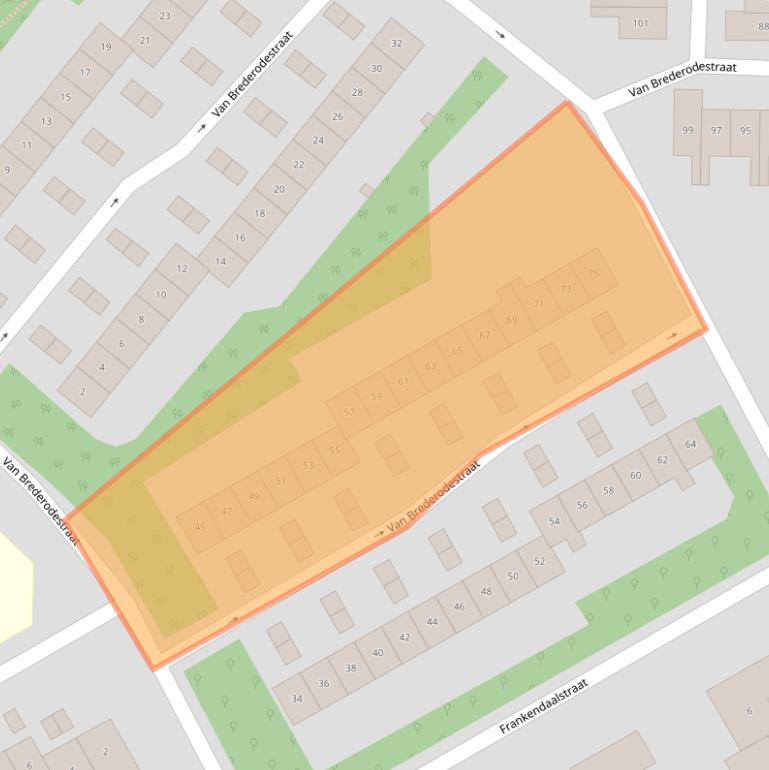 Kaart van postcodegebied 1759VG.