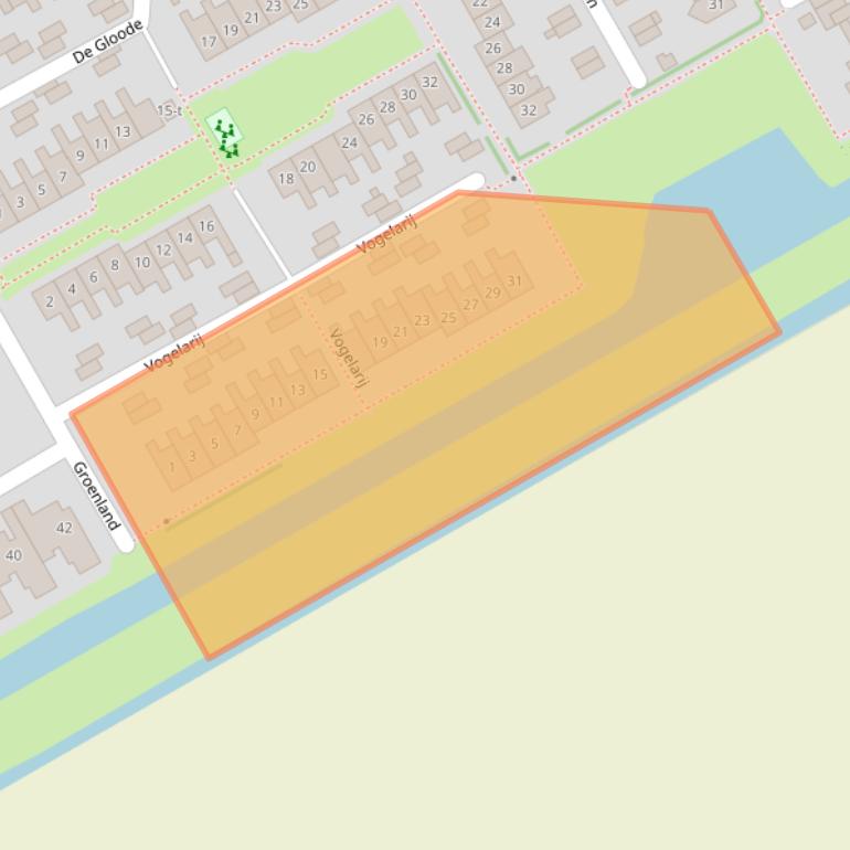Kaart van postcodegebied 1759XC.