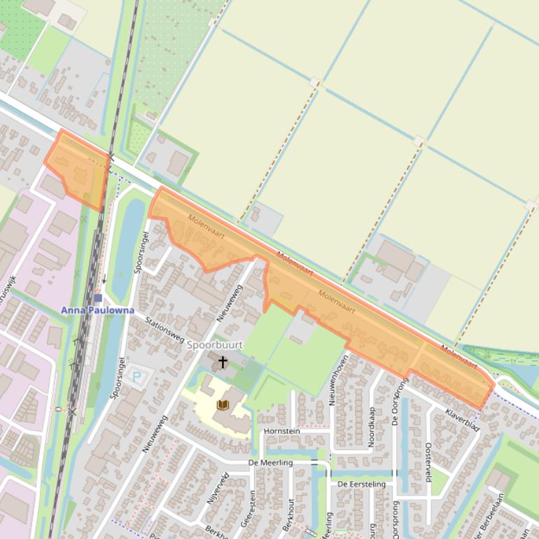 Kaart van postcodegebied 1761AE.