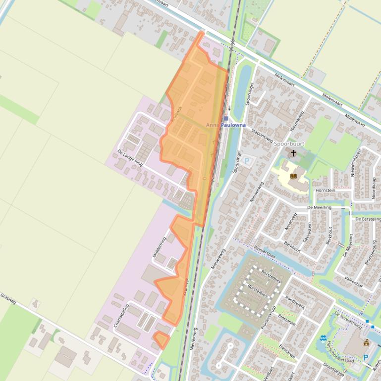 Kaart van postcodegebied 1761AR.