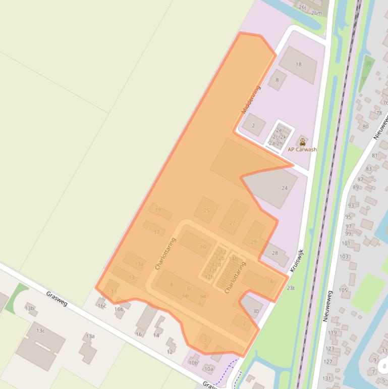 Kaart van postcodegebied 1761AX.