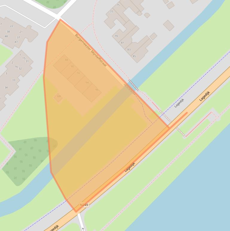 Kaart van postcodegebied 1761BP.