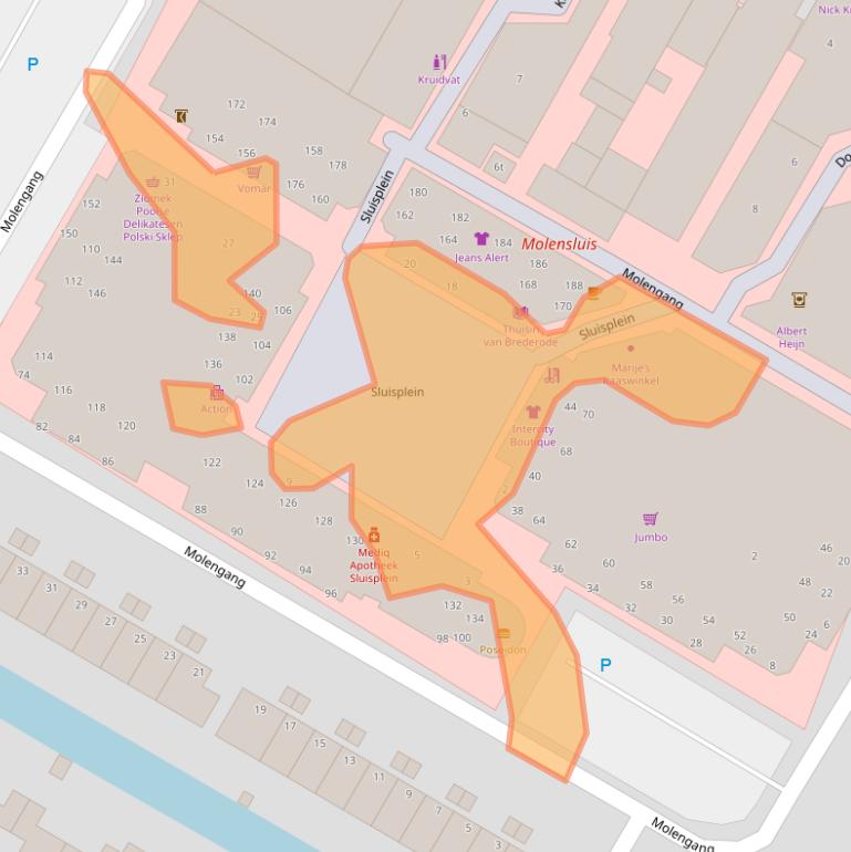Kaart van postcodegebied 1761BT.