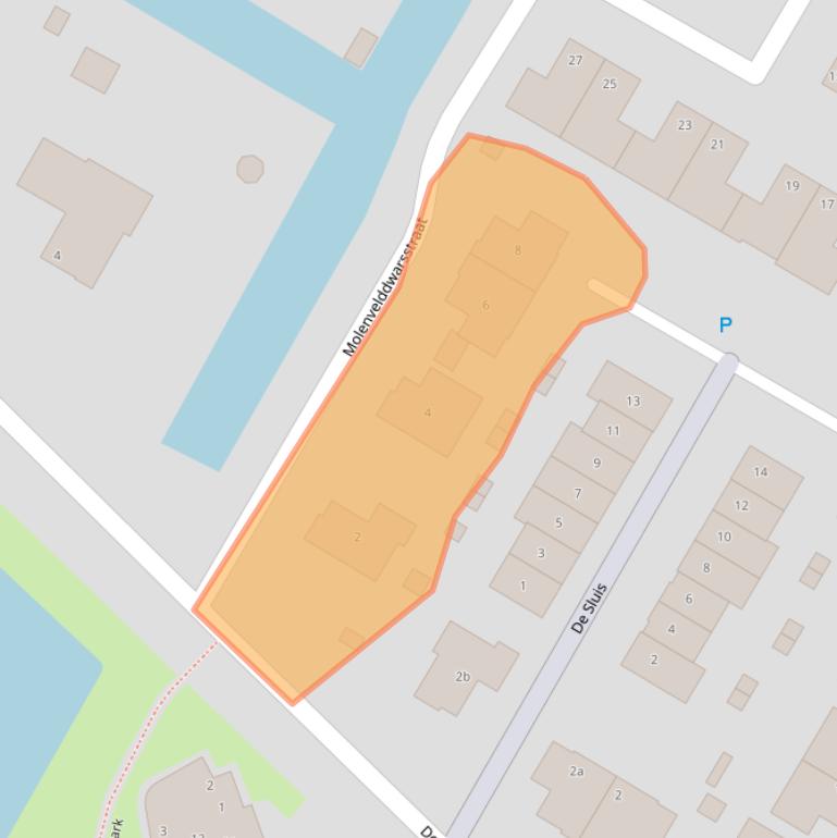 Kaart van postcodegebied 1761BZ.