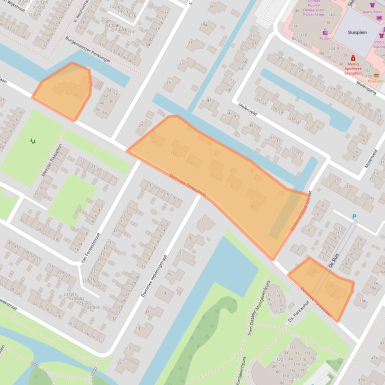 Kaart van postcodegebied 1761CC.