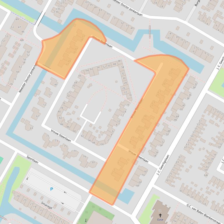 Kaart van postcodegebied 1761DL.