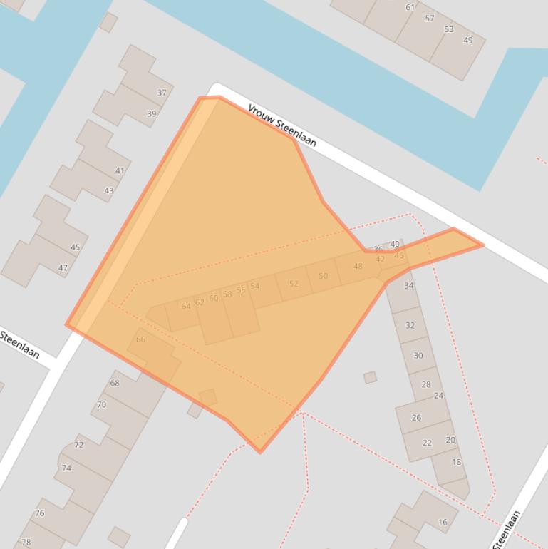 Kaart van postcodegebied 1761DN.